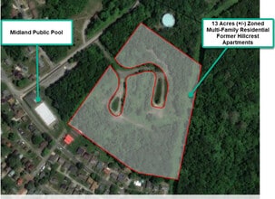 0 Hillcrest Manor Drive, Midland, PA - AERIAL map view - Image1