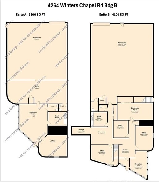 4264 Winters Chapel Rd, Atlanta, GA for lease - Floor Plan - Image 3 of 3