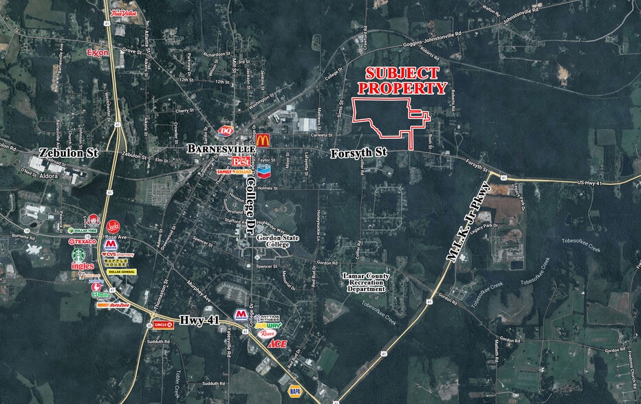 US 41, Barnesville, GA for sale - Aerial - Image 2 of 2