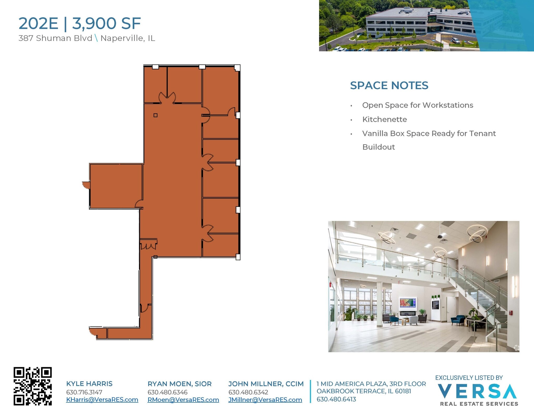 387 Shuman Blvd, Naperville, IL for lease Floor Plan- Image 1 of 1