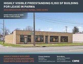 More details for 2503-2505 Brookpark Rd, Parma, OH - Retail for Lease