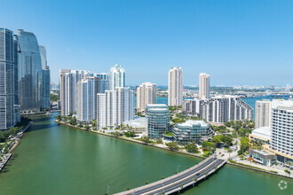 601 Brickell Key Dr, Miami, FL - aerial  map view