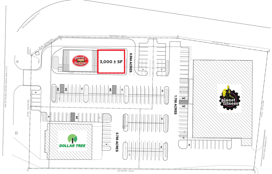 3500 E Race Ave, Searcy, AR for lease - Site Plan - Image 3 of 4