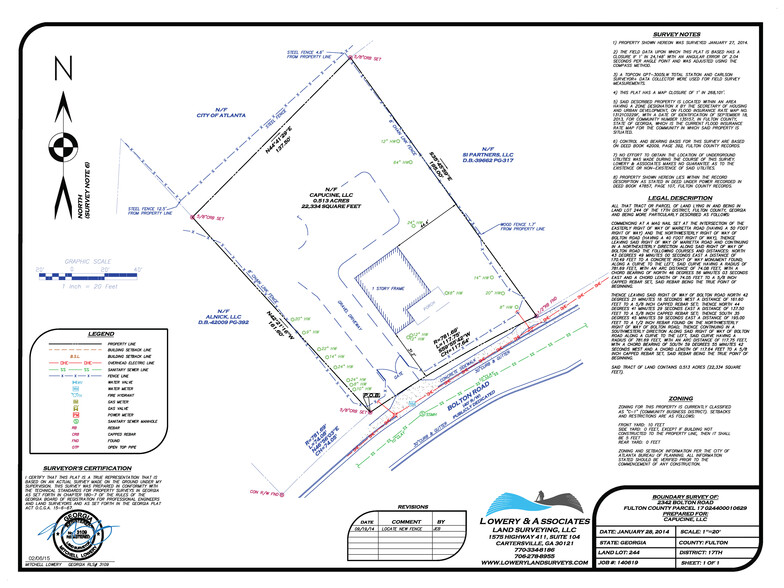 2342 Bolton Rd, Atlanta, GA for lease - Plat Map - Image 1 of 17