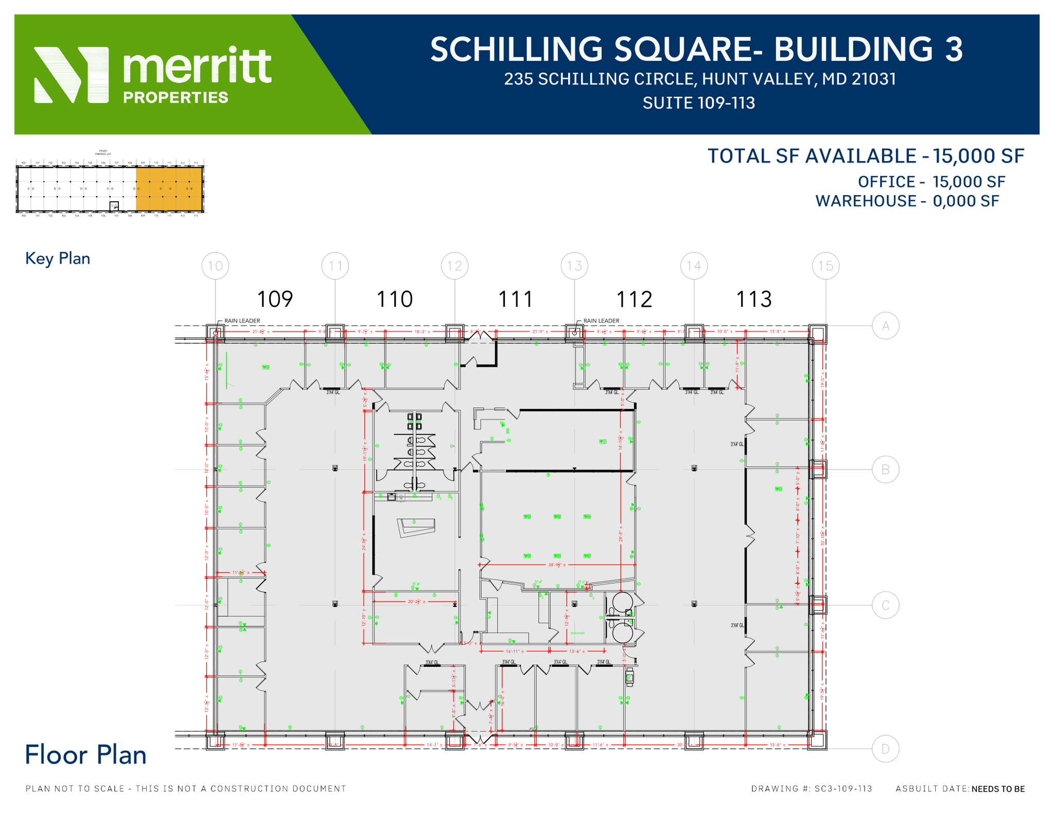 215 Schilling Cir, Hunt Valley, MD for lease Floor Plan- Image 1 of 1