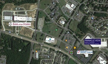 Cantrell Rd, Little Rock, AR - AERIAL map view