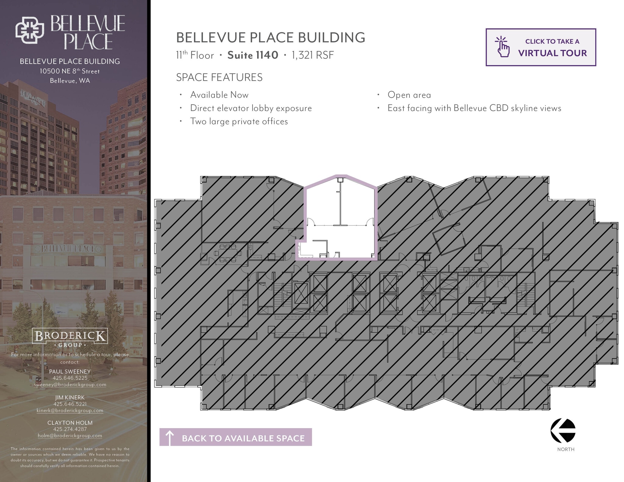 10500 NE 8th St, Bellevue, WA for lease Floor Plan- Image 1 of 1