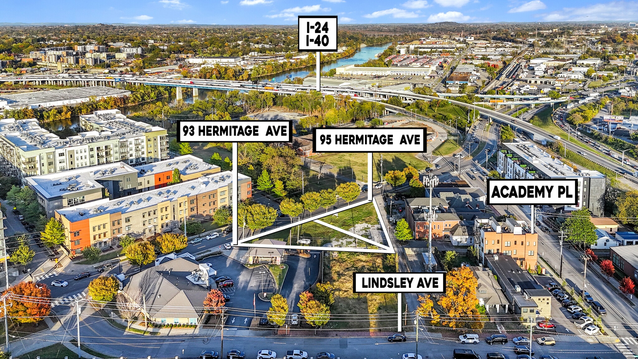 93-95 Hermitage Ave, Nashville, TN for sale Aerial- Image 1 of 13
