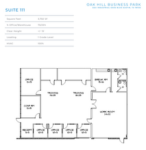 5321 Industrial Oaks Blvd, Austin, TX for lease Floor Plan- Image 1 of 1