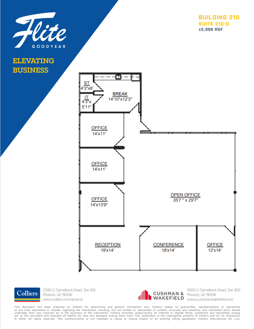 1300 S Litchfield Rd, Goodyear, AZ for lease Floor Plan- Image 1 of 1