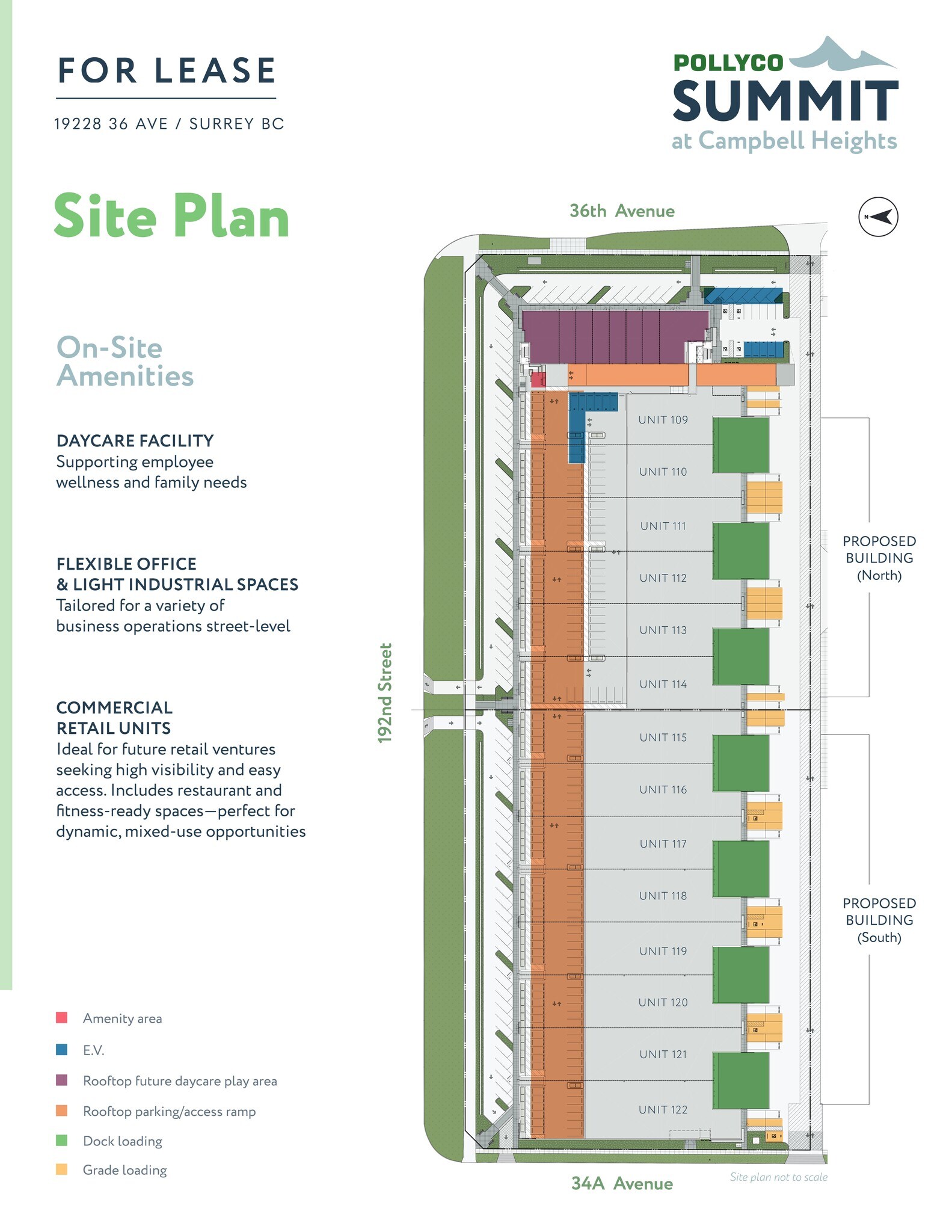 19228 36 Ave, Surrey, BC for lease Site Plan- Image 1 of 2