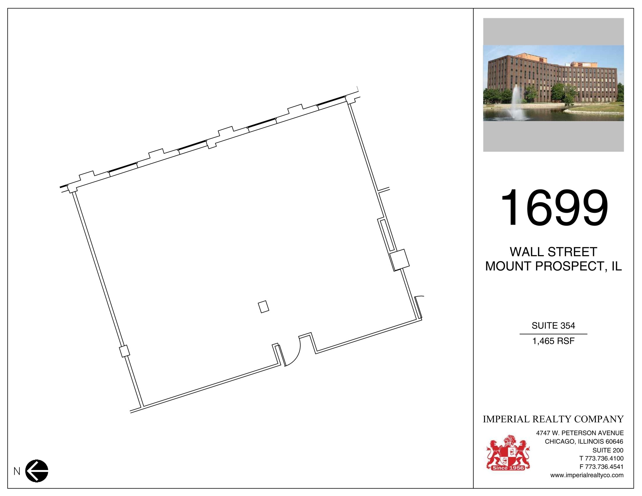 1699 Wall St, Mount Prospect, IL for lease Site Plan- Image 1 of 1