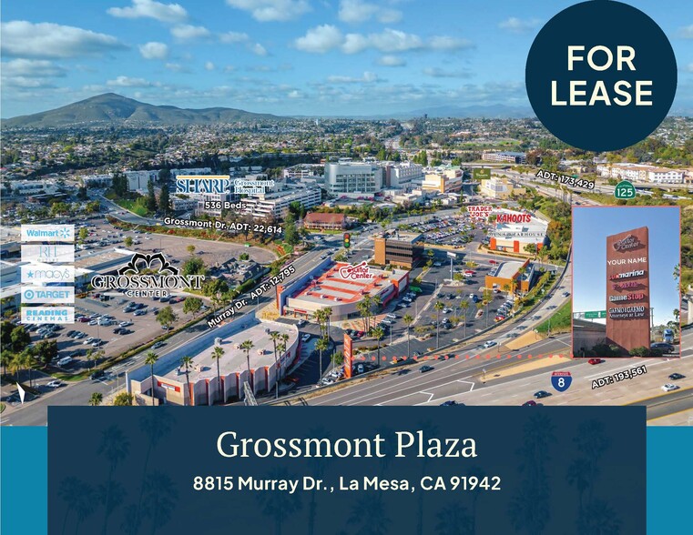 8900 Grossmont Blvd, La Mesa, CA for lease - Building Photo - Image 1 of 5