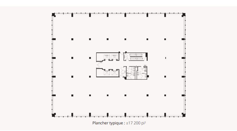 1140 Boul De Maisonneuve O, Montréal, QC for lease Typical Floor Plan- Image 1 of 1