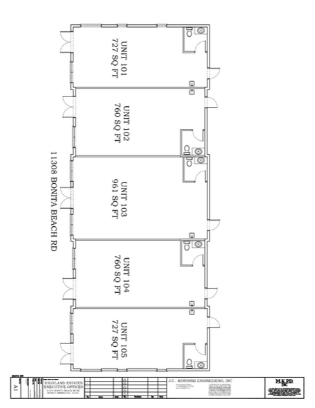 11308 Bonita Beach Rd, Bonita Springs, FL for lease - Floor Plan - Image 2 of 5