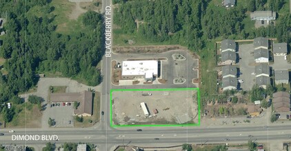 L28 Blackberry Street, Anchorage, AK - aerial  map view