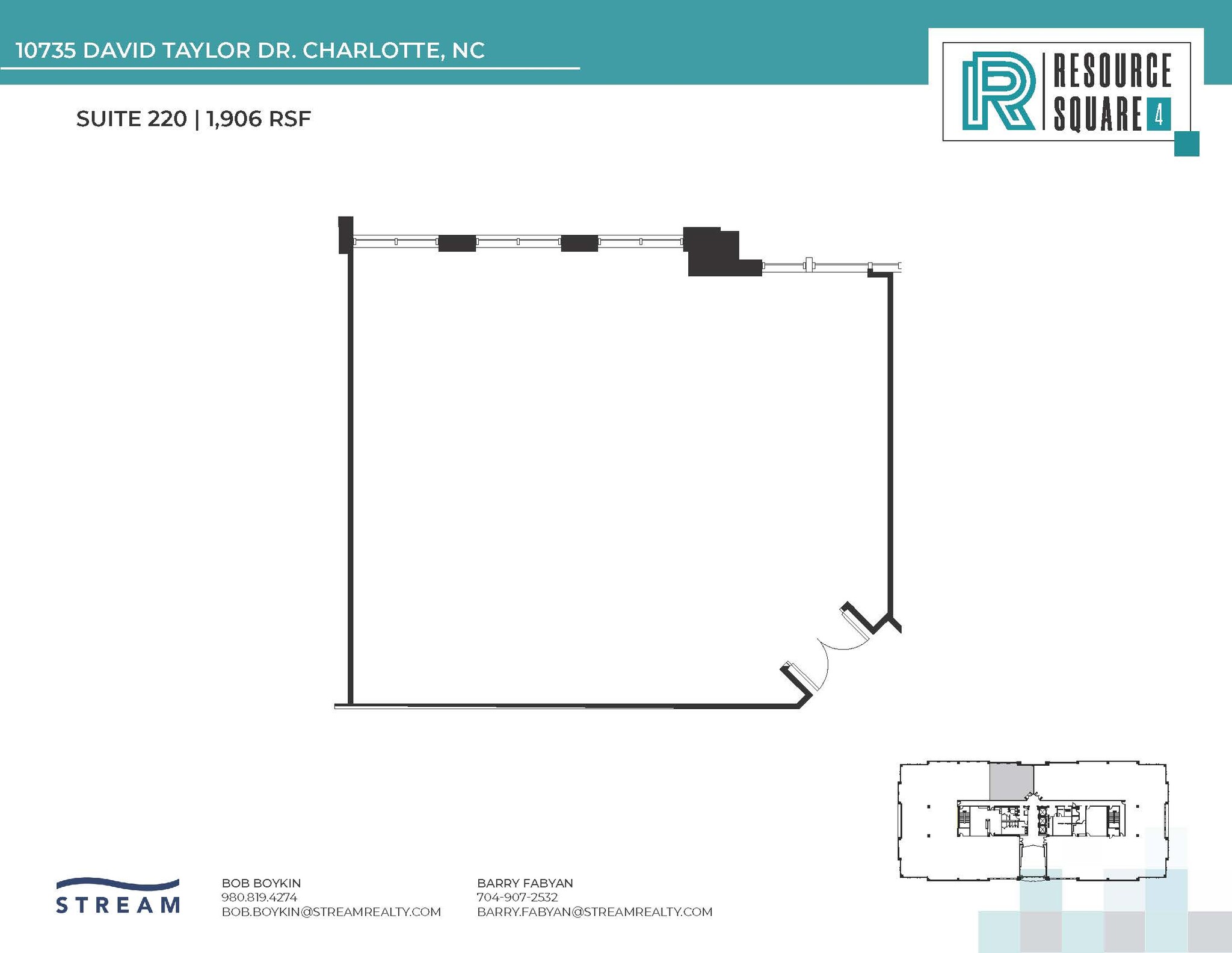 10735 David Taylor Dr, Charlotte, NC for lease Floor Plan- Image 1 of 1