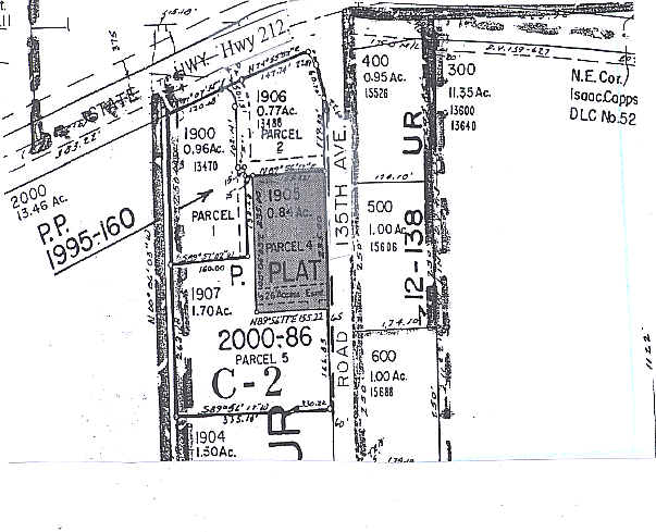 SE 135th Rd, Clackamas, OR for sale - Plat Map - Image 1 of 1