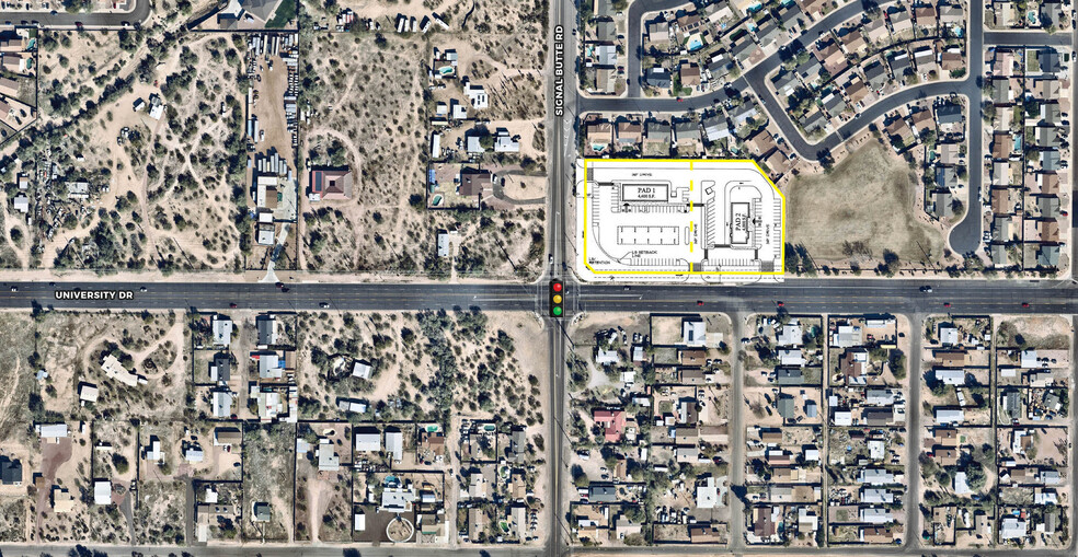 NE University Rd & Signal Butte Rd, Apache Junction, AZ for sale - Building Photo - Image 1 of 1