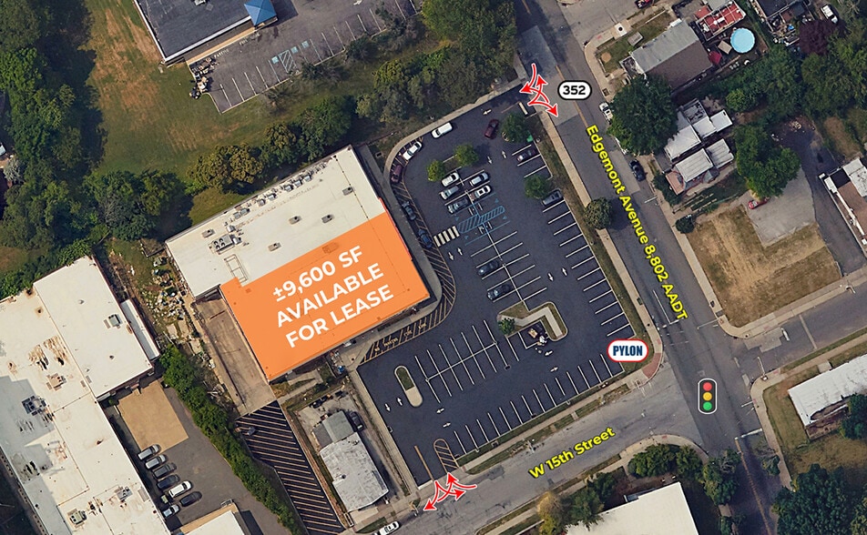 1500 Edgmont Ave, Chester, PA for lease - Aerial - Image 2 of 6