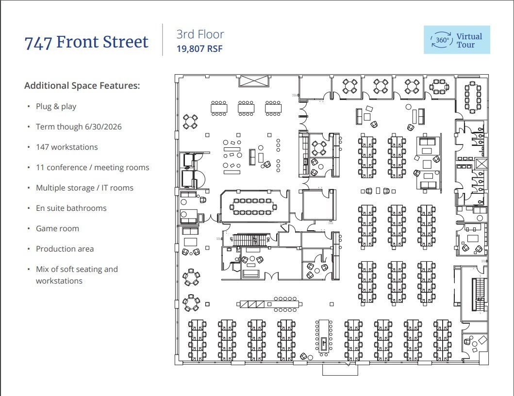 747 Front St, San Francisco, CA for lease Floor Plan- Image 1 of 1