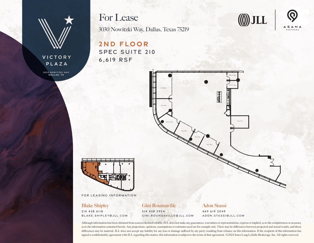 3030 Nowitzki Way, Dallas, TX for lease Floor Plan- Image 1 of 1