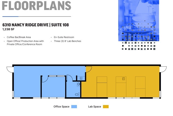 6310 Nancy Ridge Dr, San Diego, CA for lease Floor Plan- Image 1 of 1