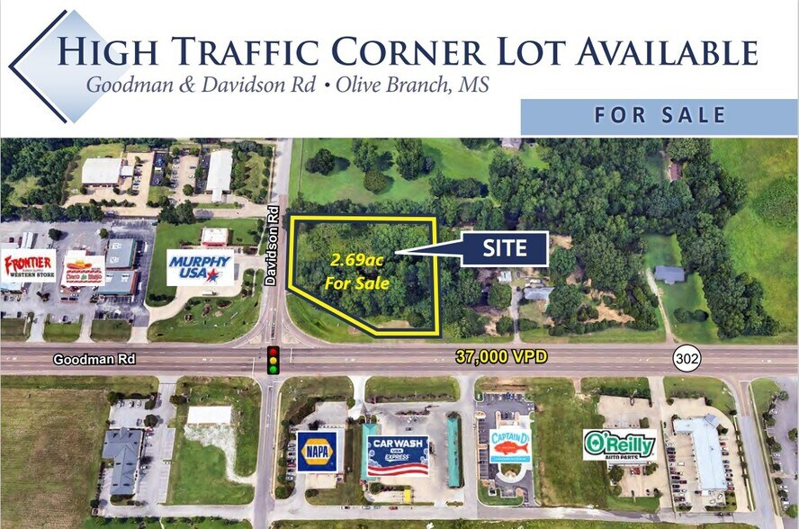 6102 Goodman Rd, Olive Branch, MS 38654 Land for Sale