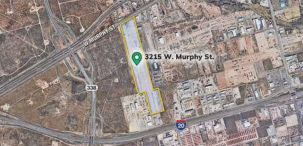 3215 W Murphy St, Odessa, TX - aerial  map view