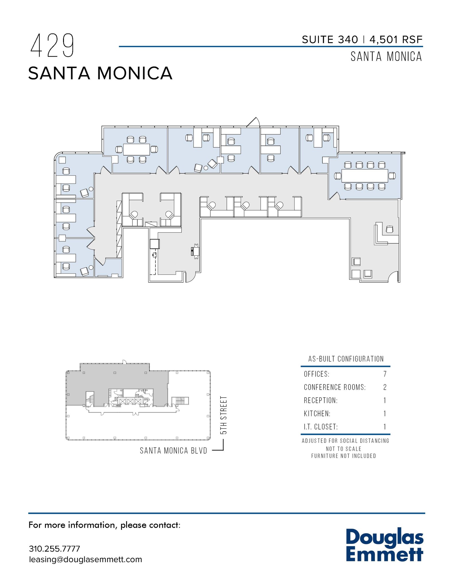 429 Santa Monica Blvd, Santa Monica, CA for lease Floor Plan- Image 1 of 1