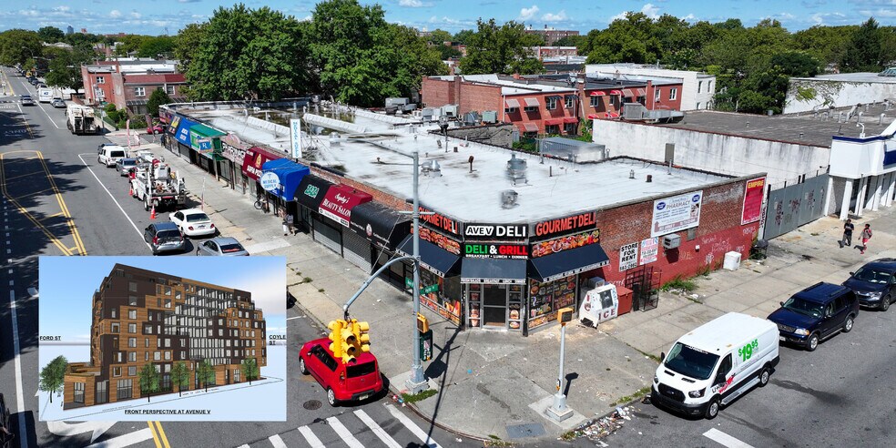 3021-3043 Avenue V, Brooklyn, NY for sale - Building Photo - Image 1 of 6