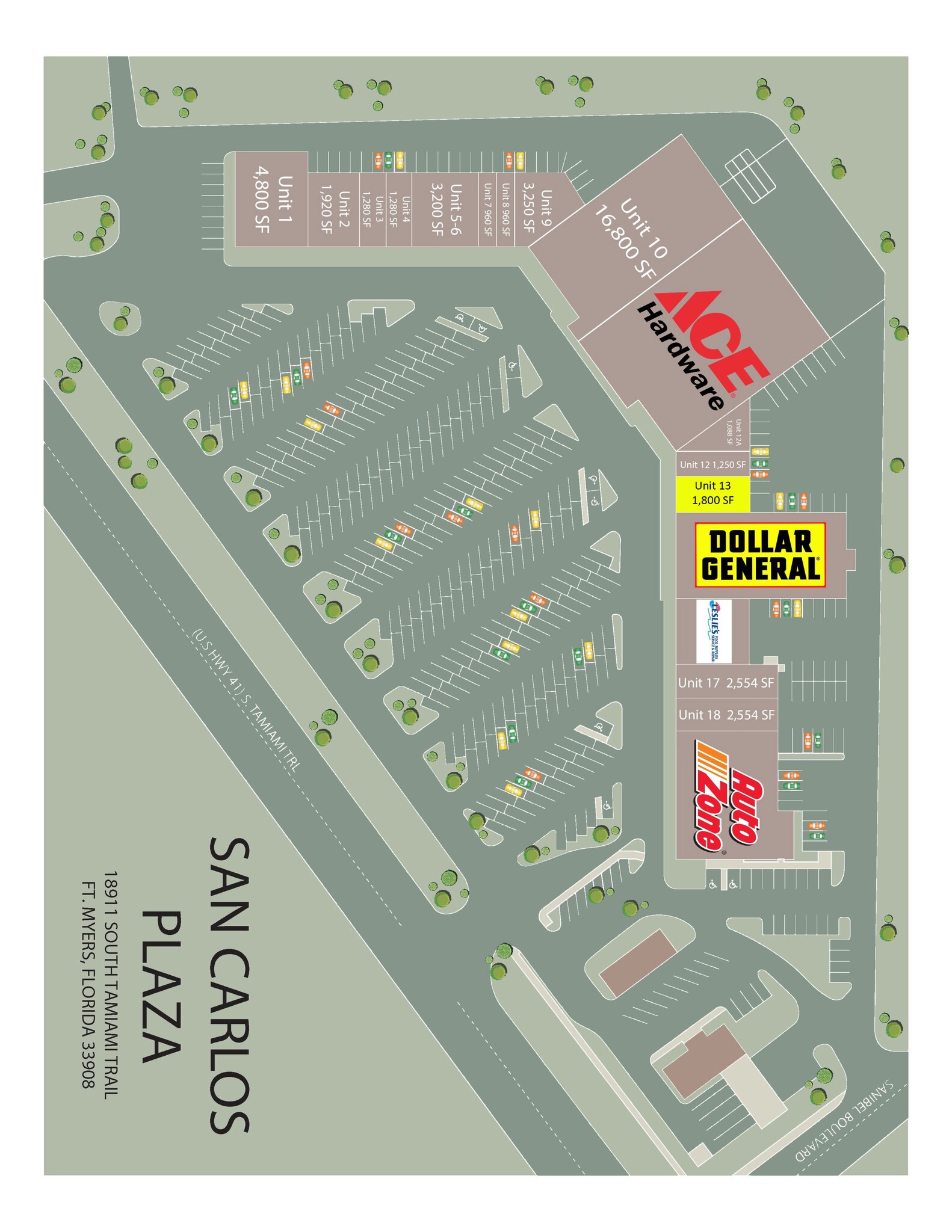 18911 S Tamiami Trl, Fort Myers, FL for lease Site Plan- Image 1 of 3