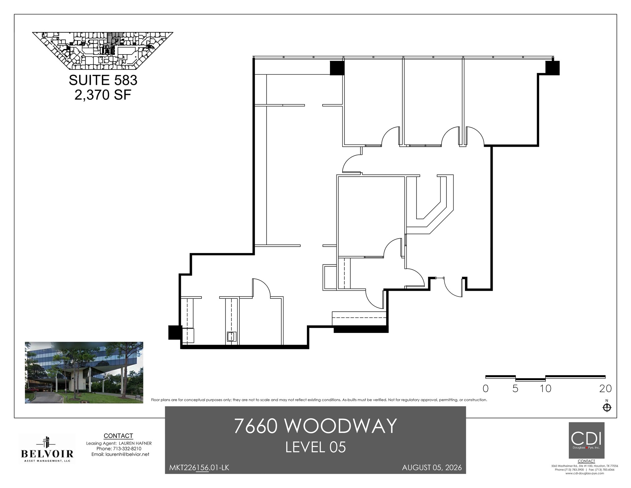 Private Office Space, Houston, TX for lease Site Plan- Image 1 of 1