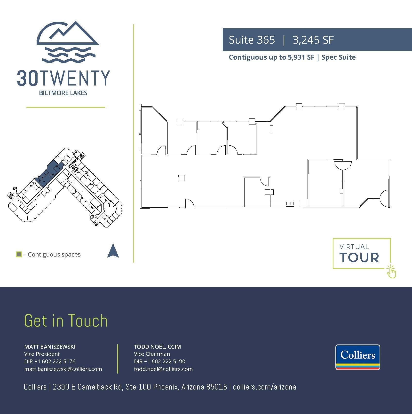 3020 E Camelback Rd, Phoenix, AZ for lease Floor Plan- Image 1 of 2