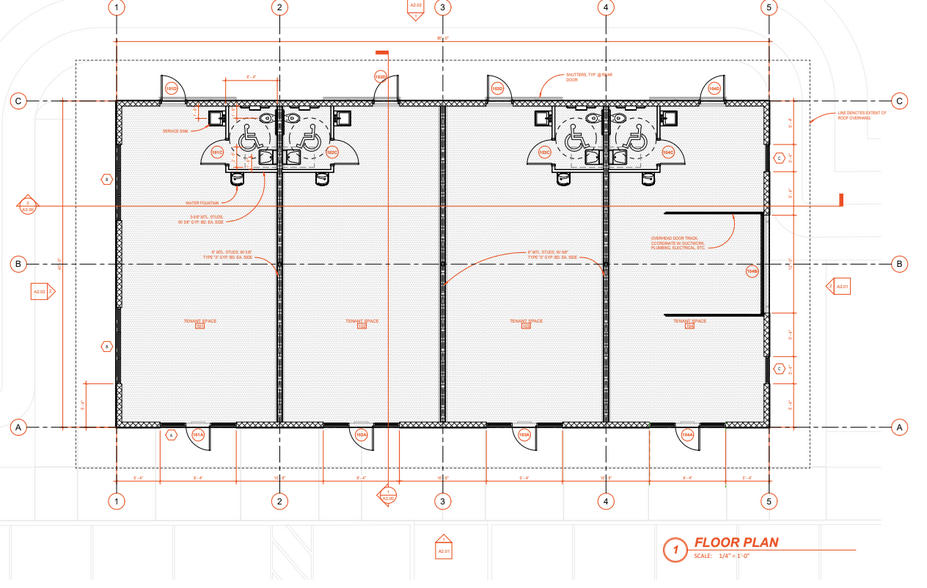 1336 Malabar Rd, Palm Bay, FL for lease - Floor Plan - Image 2 of 3