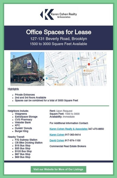 131 Beverley, Brooklyn, NY for lease - Other - Image 2 of 39