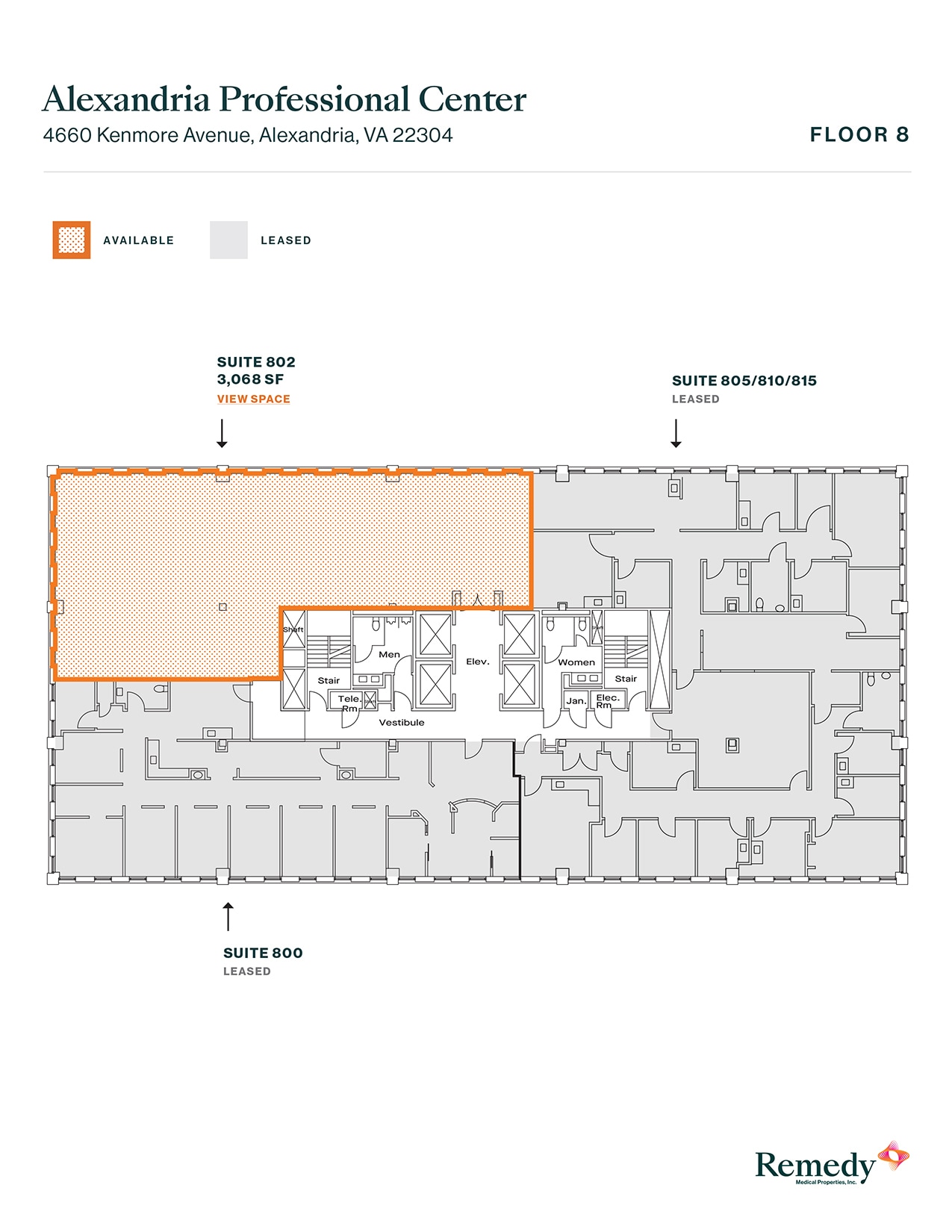 4660 Kenmore Ave, Alexandria, VA for lease Floor Plan- Image 1 of 2