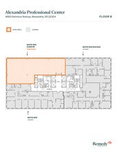 4660 Kenmore Ave, Alexandria, VA for lease Floor Plan- Image 1 of 2
