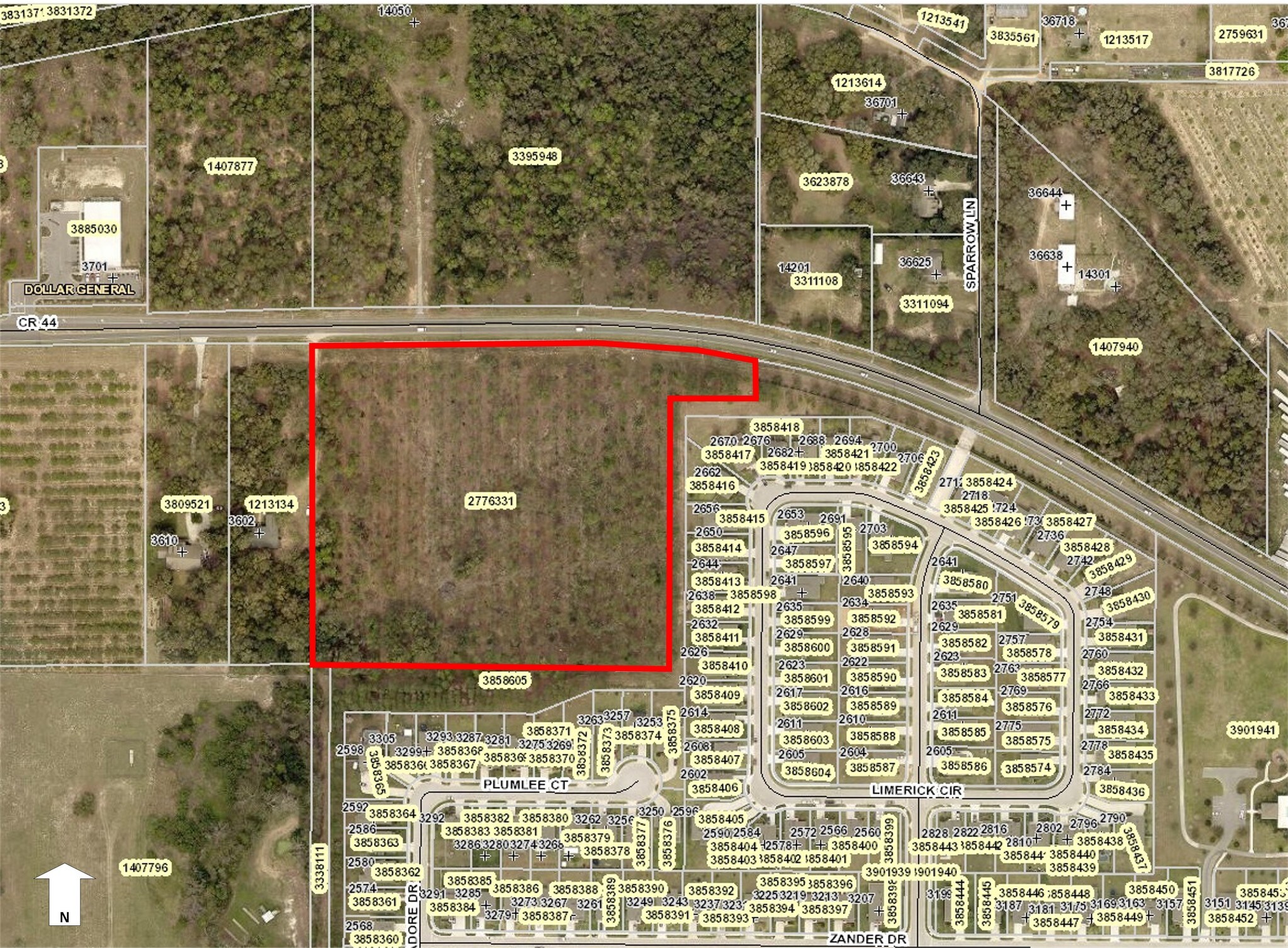 CR 44, Eustis, FL for sale Aerial- Image 1 of 1