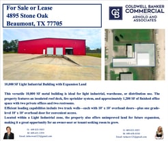 4895 Stone Oak Dr, Beaumont TX - Warehouse