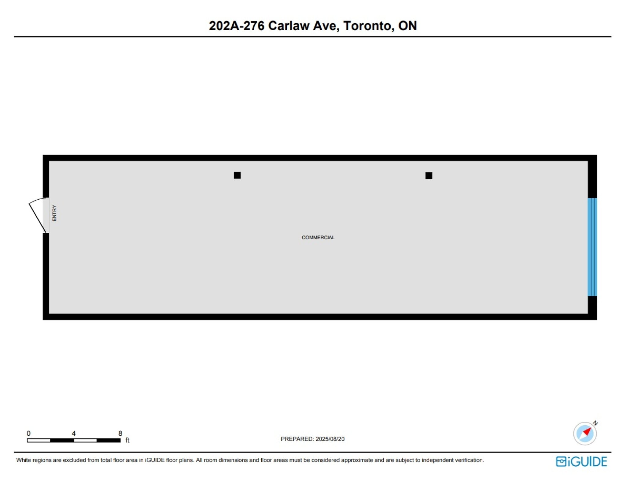 276 Carlaw Av, Toronto, ON for lease Site Plan- Image 1 of 7