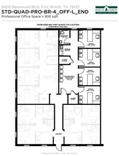 3400-3420 Basswood Blvd, Fort Worth, TX for lease Floor Plan- Image 1 of 1