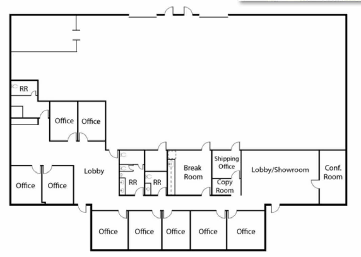 2661 Dow Ave, Tustin, CA for lease Floor Plan- Image 1 of 1