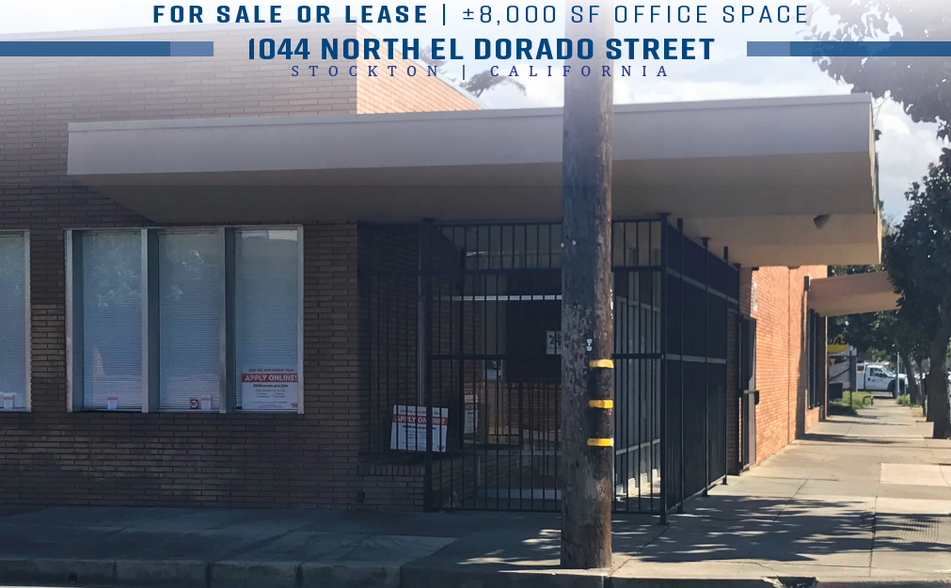 1044 El Dorado St, Stockton, CA for sale - Building Photo - Image 1 of 1