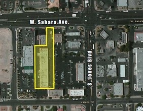 6135-6145 W Sahara Ave, Las Vegas, NV - AERIAL map view