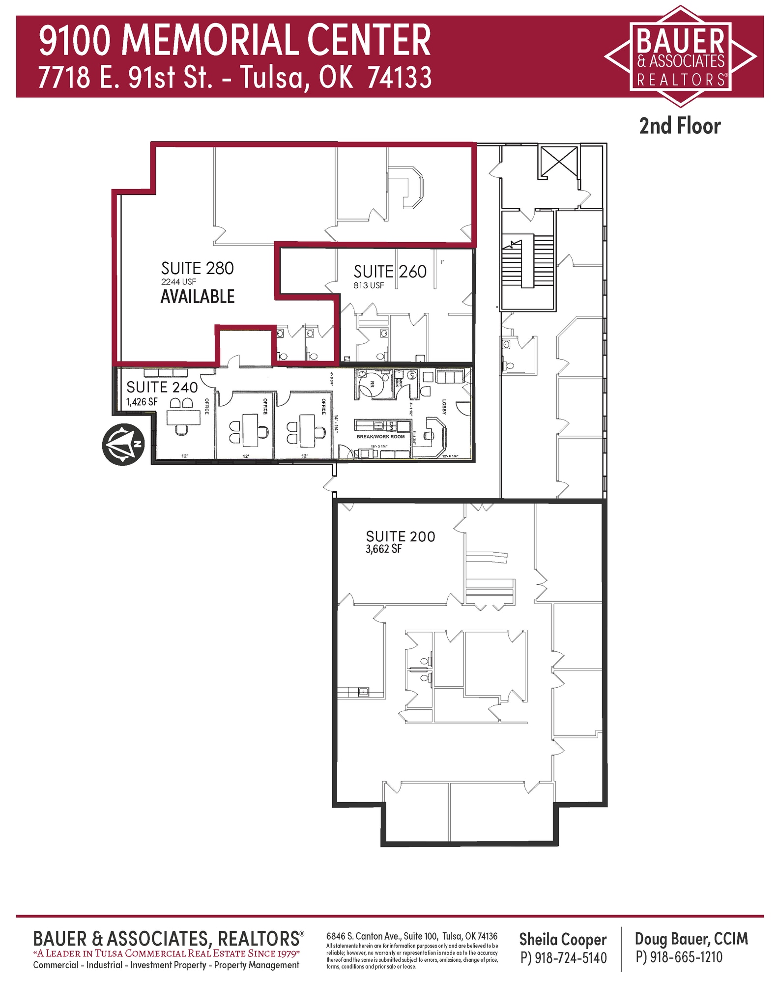 7718 E 91st St, Tulsa, OK for lease Floor Plan- Image 1 of 1