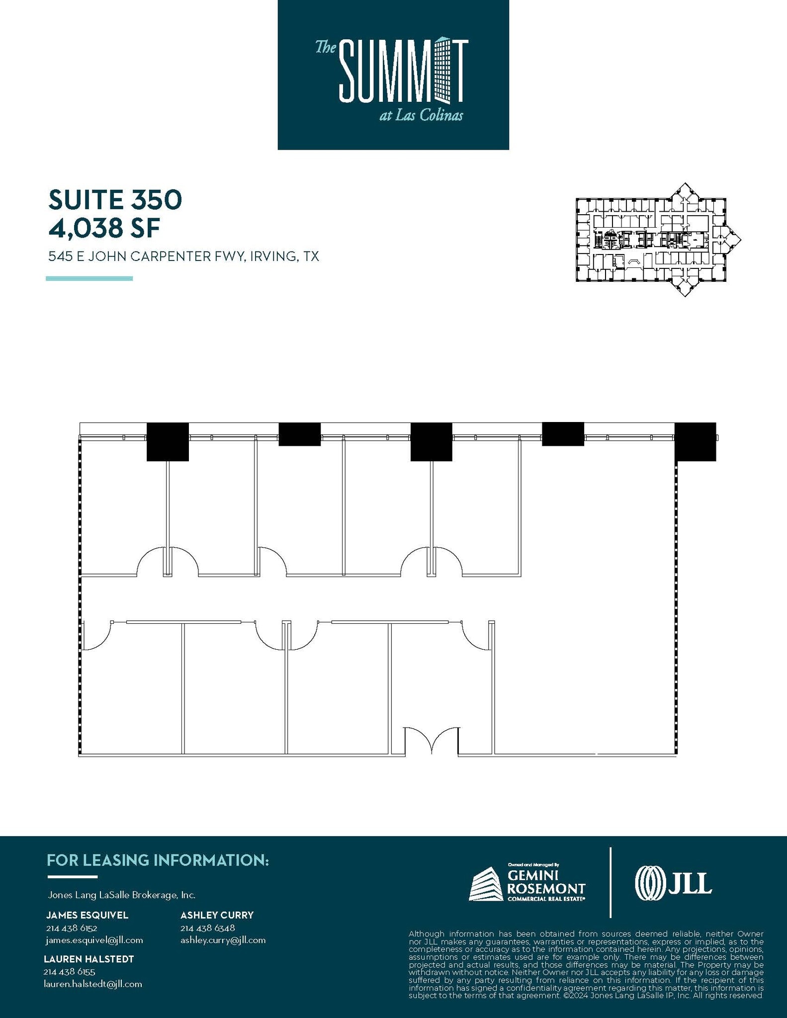 545 E John Carpenter Fwy, Irving, TX for lease Floor Plan- Image 1 of 1