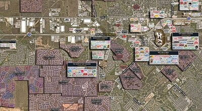 SEC I-10 & Woodcreek Commons Dr, Katy, TX - AERIAL map view