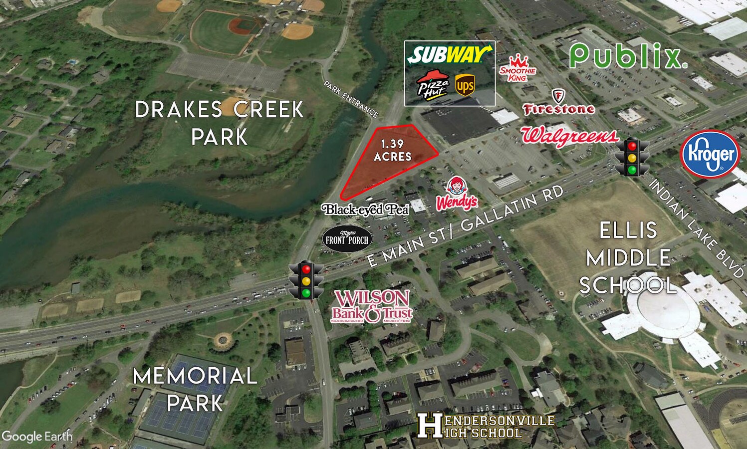 Drakes Creek Park N E. Main Street, Hendersonville, TN, 37075