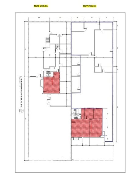 1523 26th St, Santa Monica, CA for lease - Floor Plan - Image 2 of 4